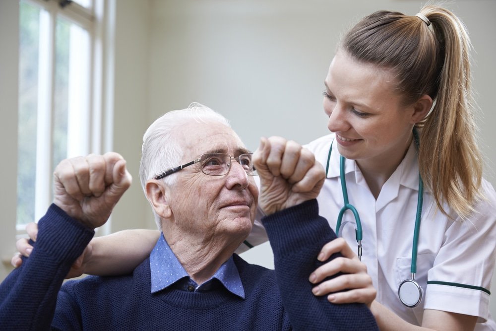 Stroke Patient With Nurse