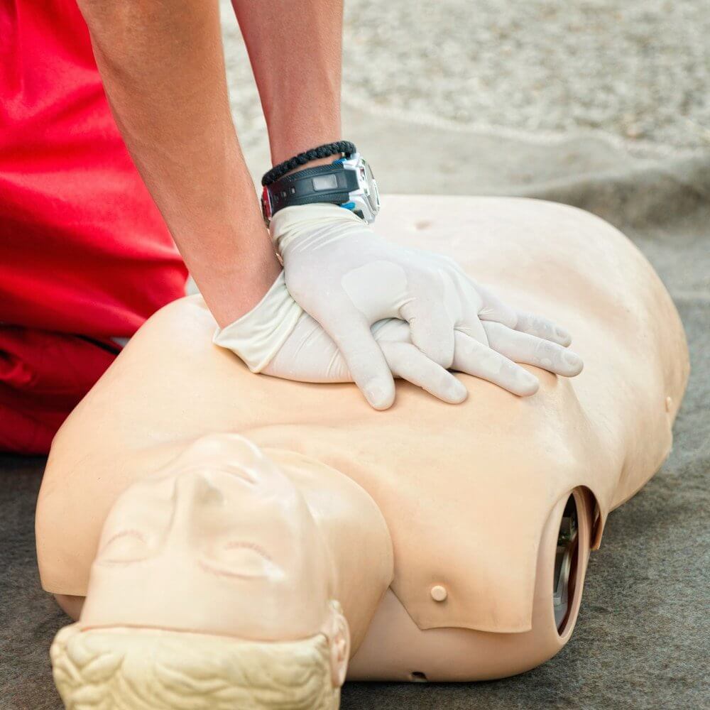 Hand Compressions Dummy Online CPR Certification