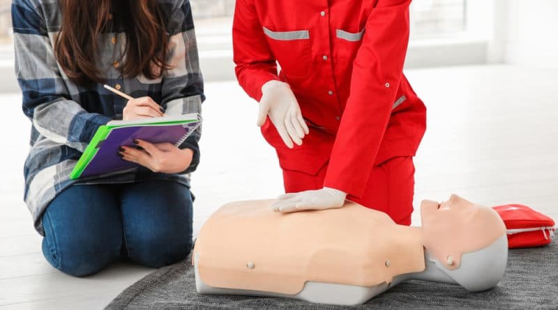Chest Compressions Dummy Notes Online CPR Certification