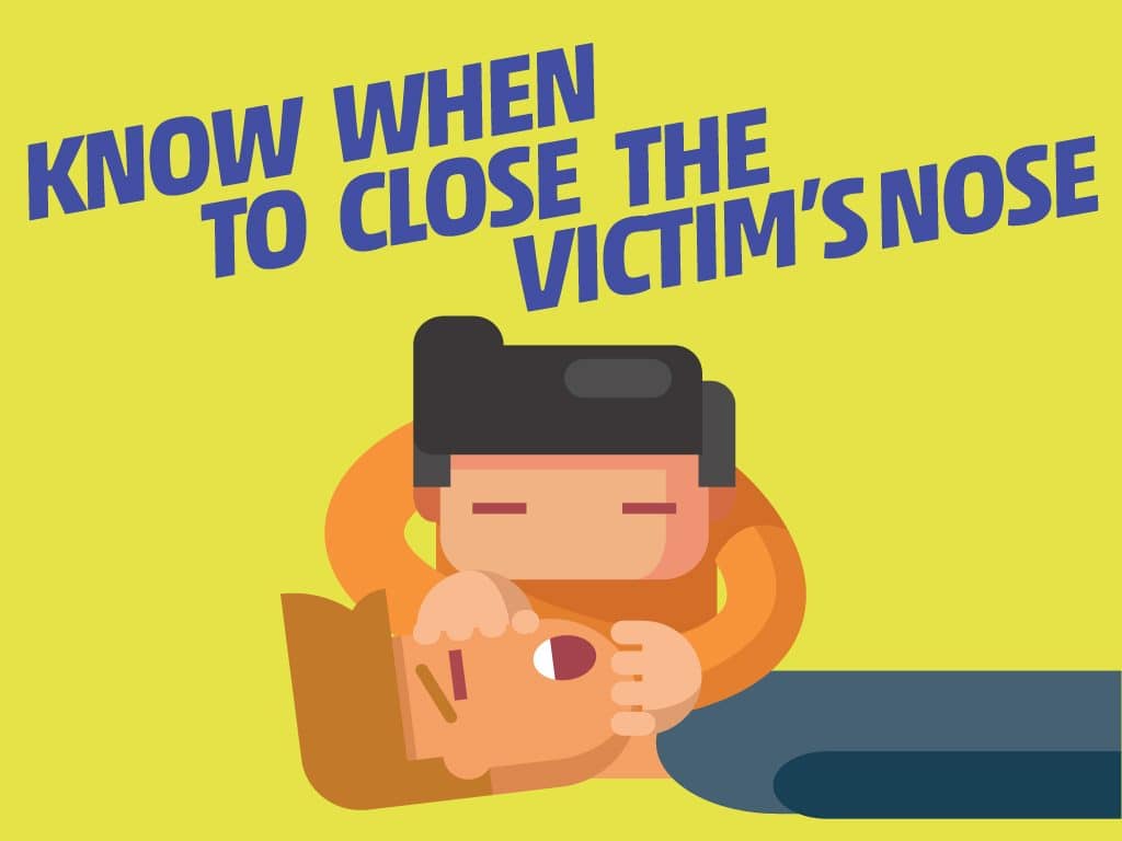 Know When to Close the Victims Nose