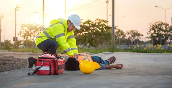 Construction site CPR importance