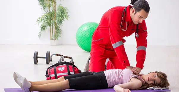 image for CPR training in gym