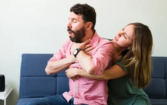 Illustration for Heimlich Maneuver: Step-by-Step Guide to Save a Choking Victim