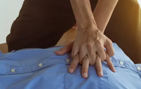 Illustration for How Deep Should Chest Compressions Be? Adult CPR Guide Explained