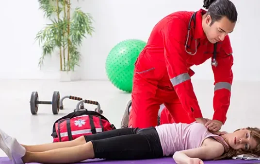 image for CPR training in gym
