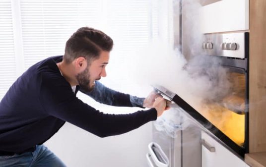 Burning Food in Oven